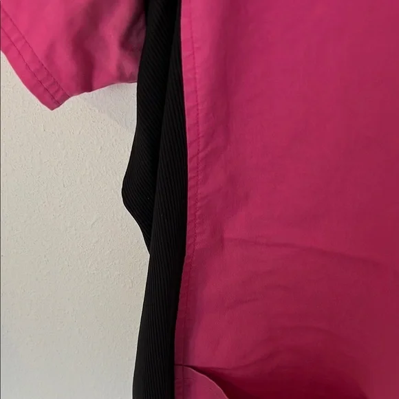 Pink Scrub Set with Black Accents - Picture 2 of 5